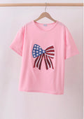 MAMA Sequin Bow Mama & Me T-Shirt