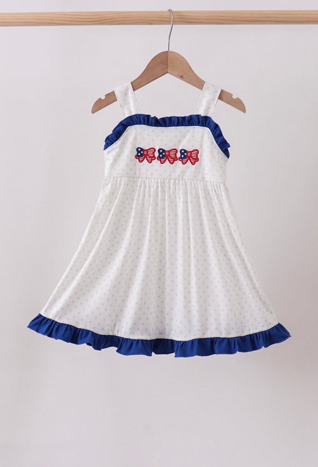 Polka Dot Patriotic Dress