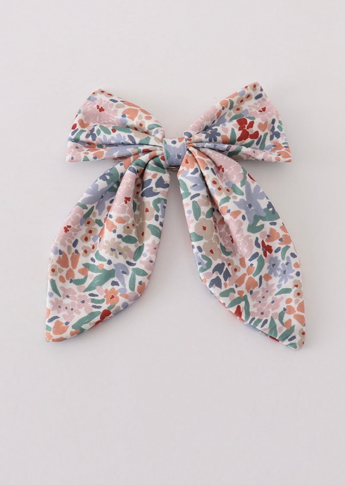 Multi-colored Floral Bow