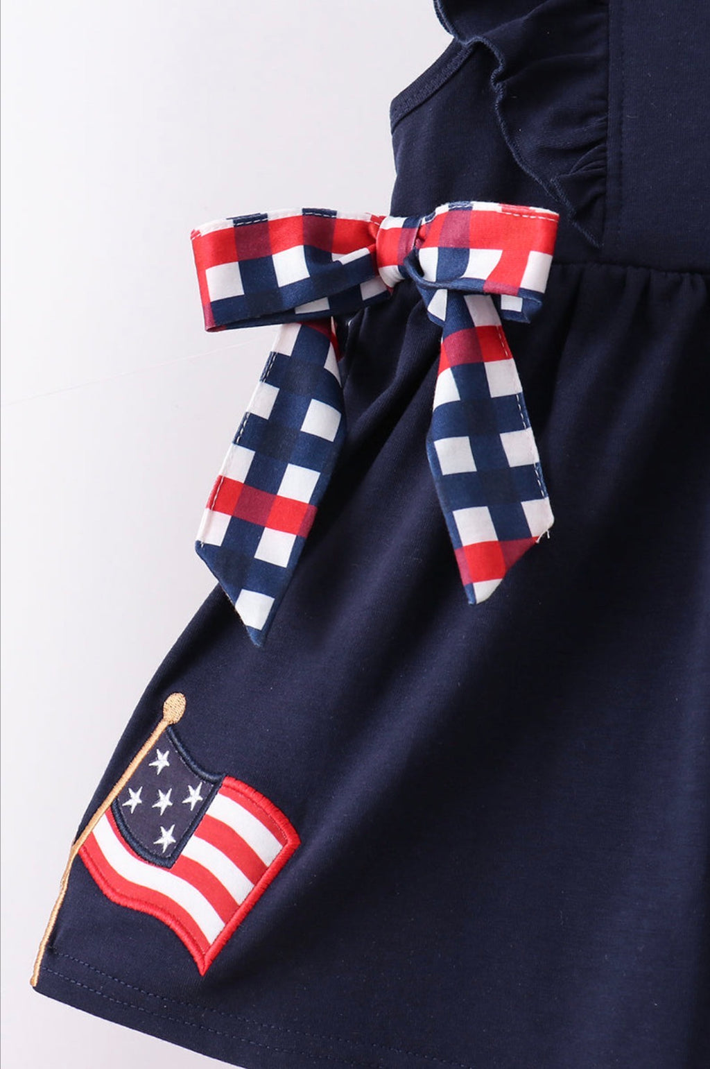 Patriotic Girls Flowy Shirt
