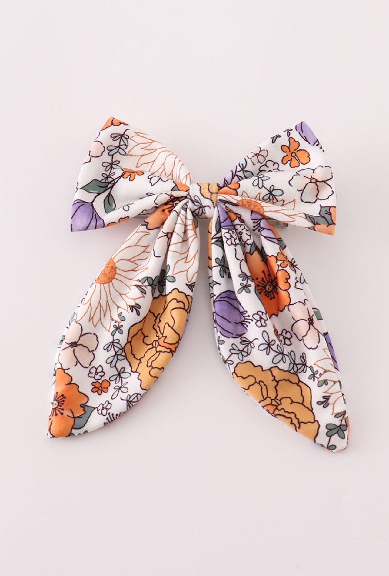 Multi-colored Floral Bow
