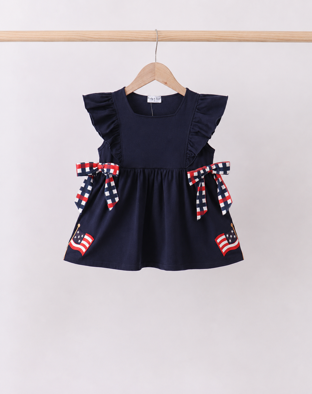 Patriotic Girls Flowy Shirt