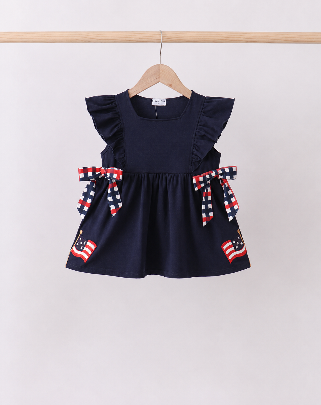 Patriotic Girls Flowy Shirt